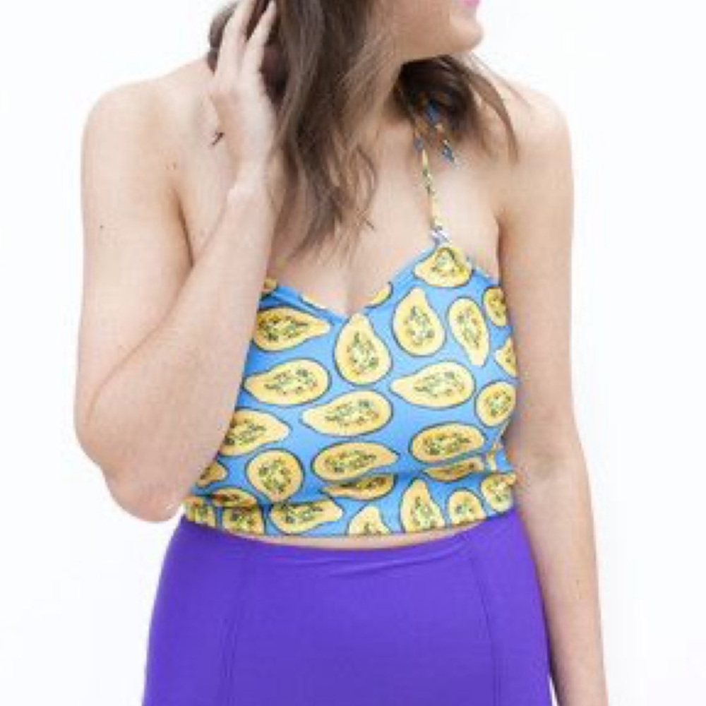 🪷5 for $25🪷   •nwot• Kortni Jeane papaya sweetheart halter top